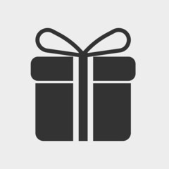 Gift box vector icon illustration sign