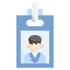 IDENTIFICATION flat icon,linear,outline,graphic,illustration