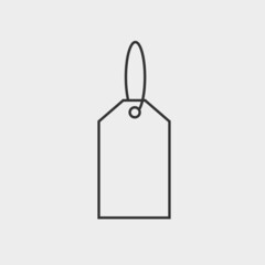 Tag vector icon illustration sign