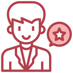 MALE red line icon,linear,outline,graphic,illustration