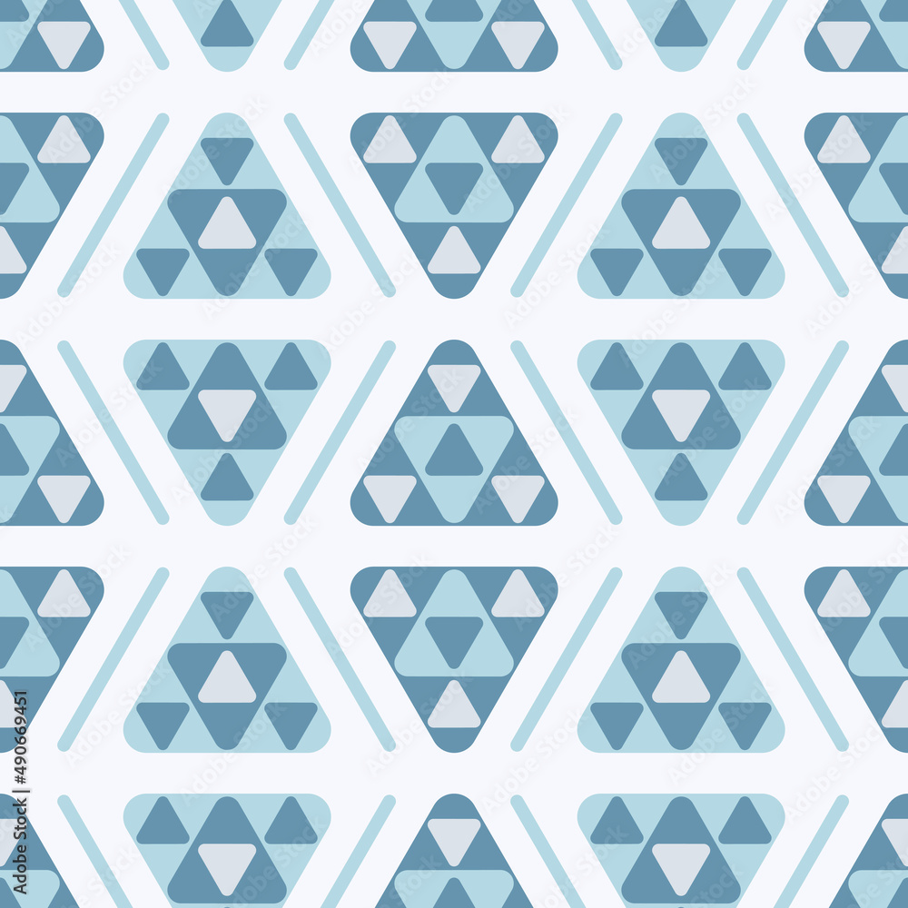 Poster seamless background with triangles and lines. lines and triangles of different sizes are arranged in