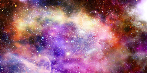 background of a nebula in outer space
