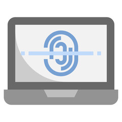 LAPTOP flat icon,linear,outline,graphic,illustration