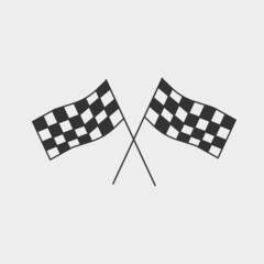 Race vector icon illustration sign