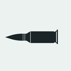 Weapon vector icon illustration sign