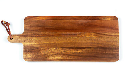 Wooden Cutting board on the white background
