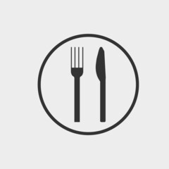 Restaurant vector icon illustration sign