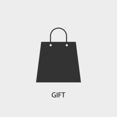 Gift vector icon illustration sign