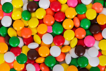 Colorful candies close up. Image