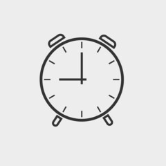 Time vector icon illustration sign