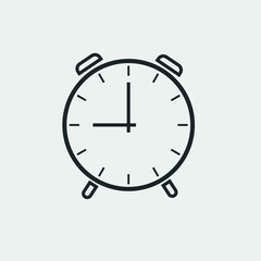 Time vector icon illustration sign