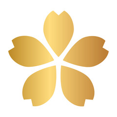 シンプルな桜のベクターイラスト