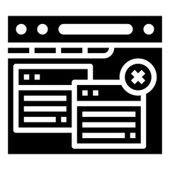 POP UP glyph icon,linear,outline,graphic,illustration