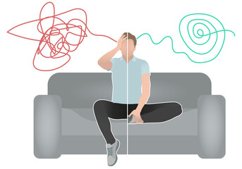 The concept of psychotherapy, the state of thoughts before and after therapy.