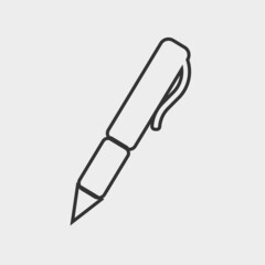 Pen vector icon illustration sign