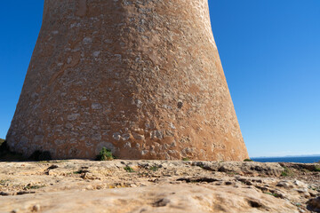 Fototapeta na wymiar Wachturm Punta de Cala Pi Mallorca Spanien