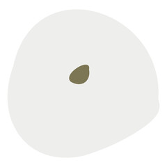 Tender vector flat illustration with flower. Spring flower for women on International Women's Day, Wedding and Mother's Day. Flower for decoration patterns, cards, posters.