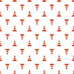 seamless pattern with cones 1