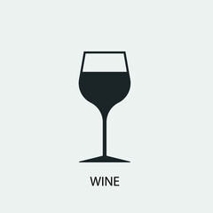 Alcohol vector icon illustration sign