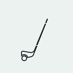 Golf vector icon illustration sign