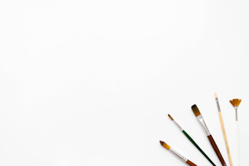 Flat composition is a set of brushes for drawing. Place for text