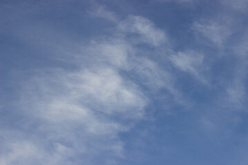 blue sky with clouds for background