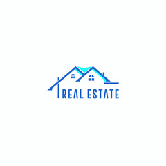 real estate logo design vector