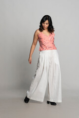 Fashion Model wearing casual Clothes