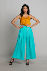 Fashion Model in Casual Clothes