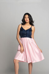 Fototapeta premium Fashion Model in Casual Clothes