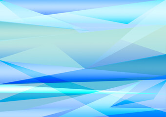 abstract blue background with triangles,fractal,mirror,reflect,illustration