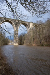 Altes Eisenbahnbr&uuml;cke im Erzbebirge / Sachsen
