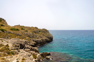 Coast of Salento at Gallipoli, Apulia, Italy
