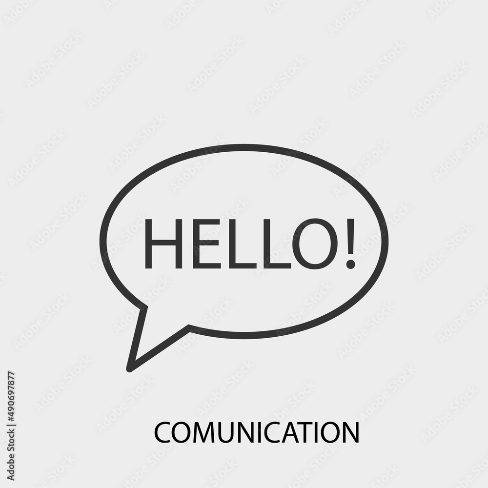 Canvas Prints communication vector icon illustration sign