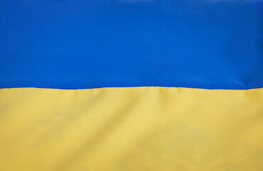 flag of Ukraine. conflict between Ukraine and Russia. war in the world