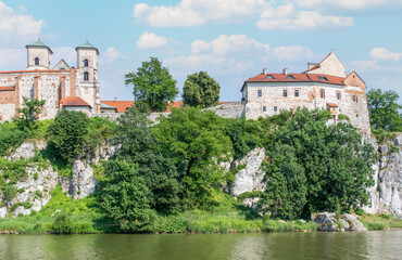 Tyniec, Poland - founded in 1044 few kilometers from Krakow, on the right bank of the Vistula river, the Tyniec Benedictine abbey is one of the most peaceful spots in Lesser Poland