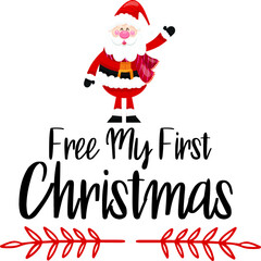 Christmas T-shirt and SVG Design 