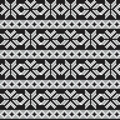 Christmas Fair Isle Seamless Pattern Design