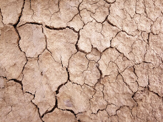 The ground has cracks in the top view for the background
