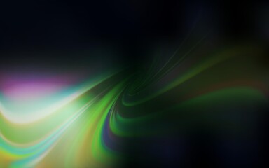 Dark Green vector blurred pattern.