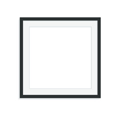 mock-up frame on white background	