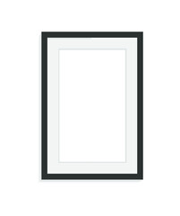 mock-up frame on white background	