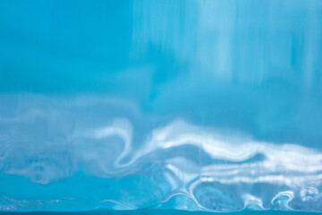 Blue ice  abstract textured background