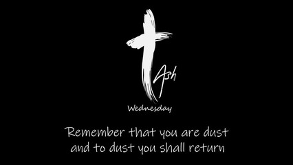 Lent Season quote useful for church projector, video display, Christian devotional programs