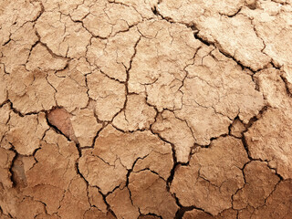 The ground has cracks in the top view for the background