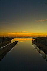 Obraz premium Reflection Sunset