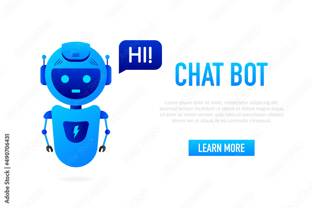 Aufkleber chatbot icon concept, chat bot or chatterbot. robot virtual assistance of website or mobile applicat