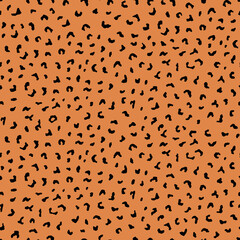 Abstract modern leopard seamless pattern. Animals trendy background. Color decorative vector stock illustration for print, card, postcard, fabric, textile. Modern ornament of stylized skin