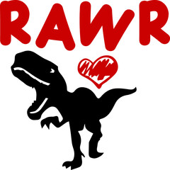 Dinosaur T-shirt and SVG Design 