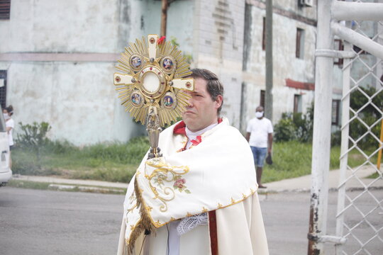 Corpus Christi and monstrance